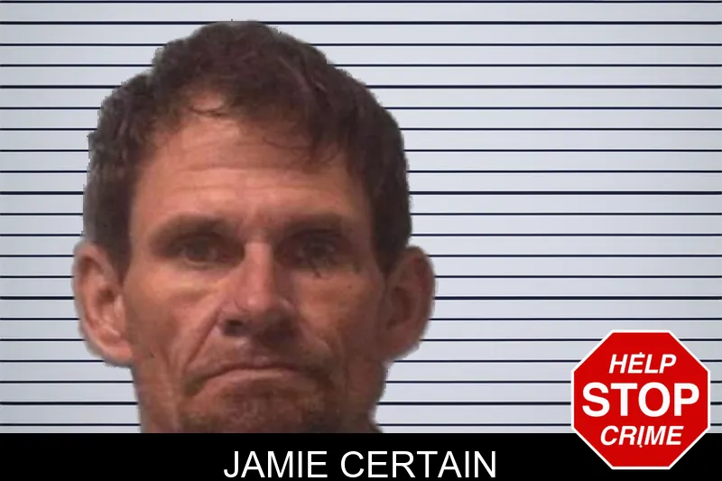 Jamie Certain mugshot