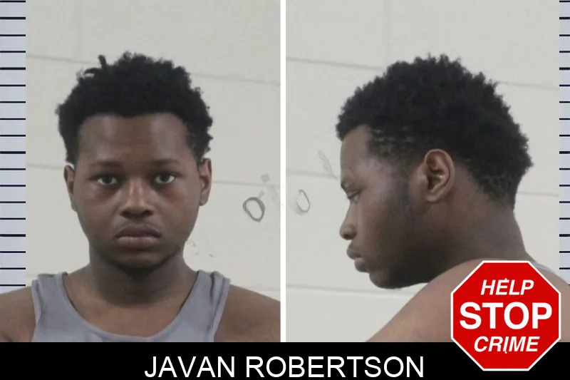Javan Robertson mugshot – Houston County , Georgia Javan Robertson mugshot