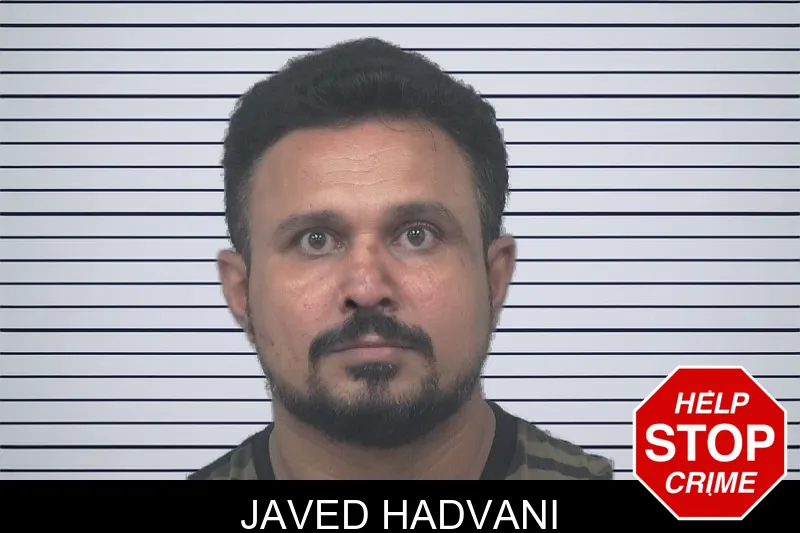 Javed Hadvani mugshot