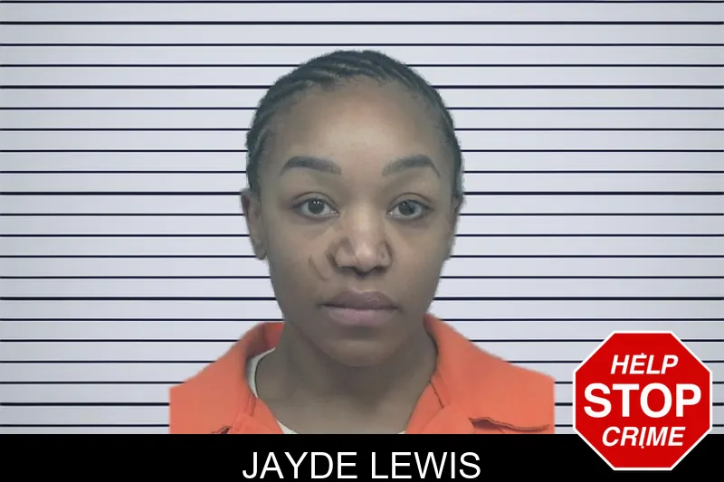 Jayde Lewis mugshot