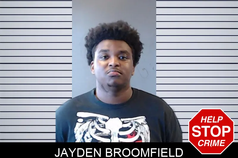 Jayden Broomfield mugshot