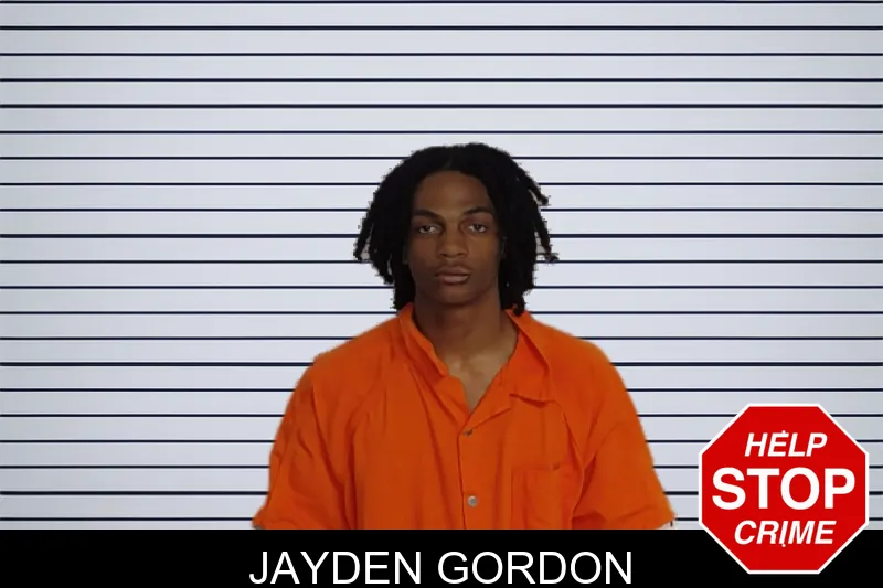 Jayden Gordon mugshot
