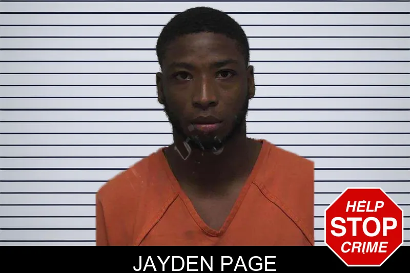 Jayden Page mugshot