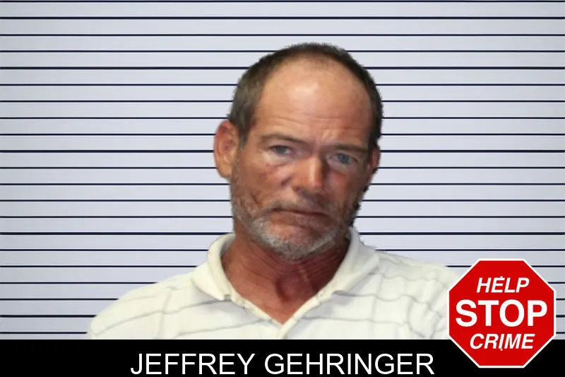 Jeffrey Gehringer mugshot
