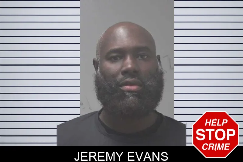 Jeremy Evans mugshot