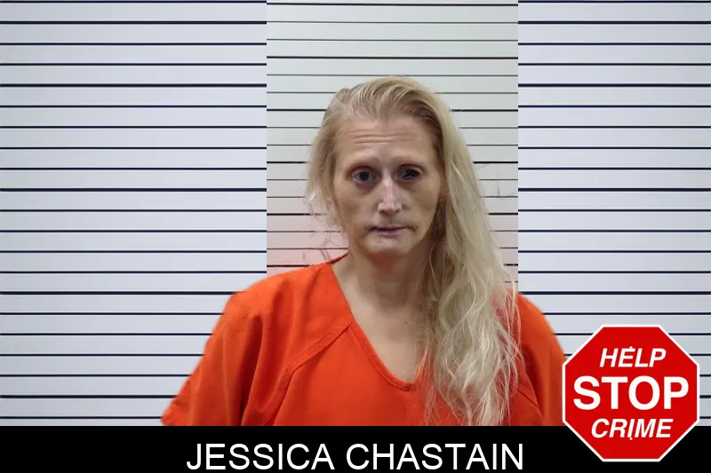 Jessica Chastain mugshot