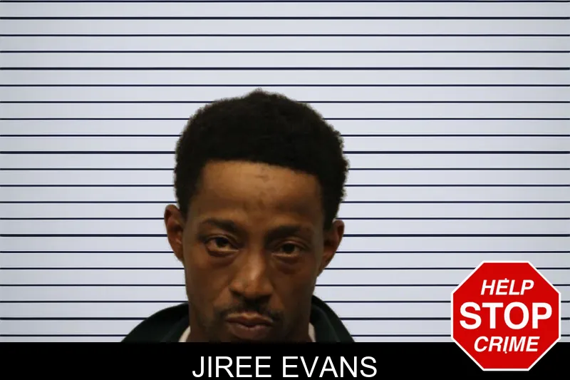 Jiree Evans mugshot
