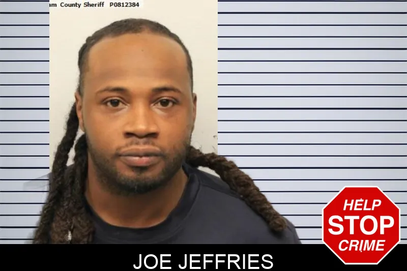 Joe Jeffries mugshot