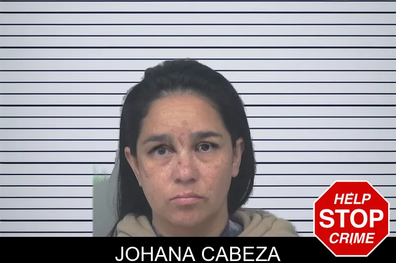 Johana Cabeza mugshot