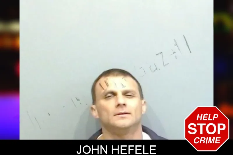 John Hefele mugshot