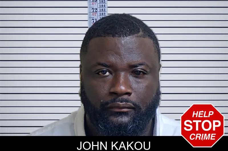 John Kakou mugshot