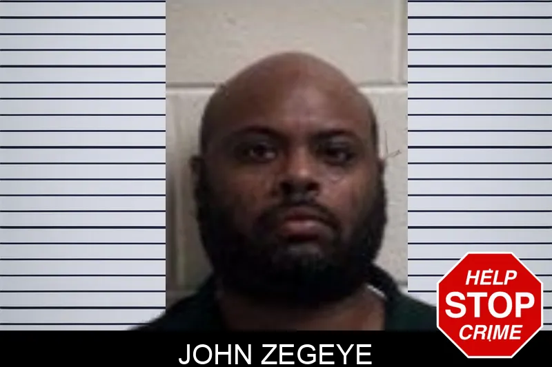 John Zegeye mugshot