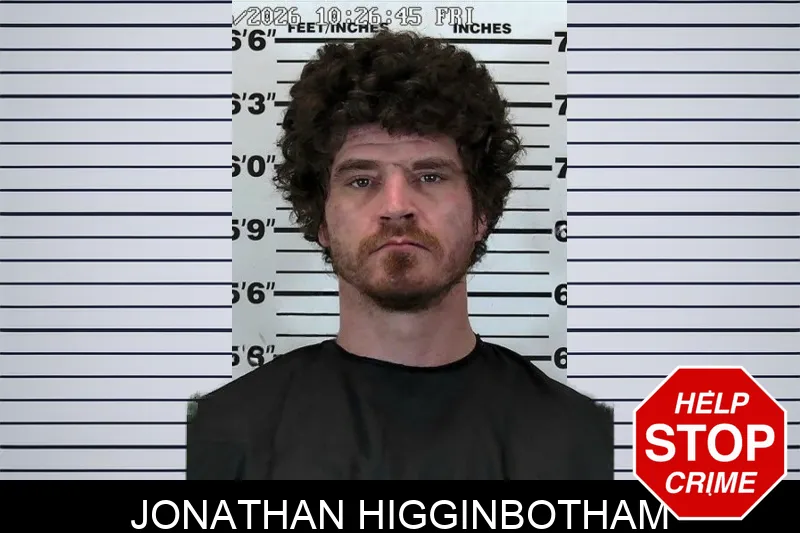 Jonathan Higginbotham mugshot