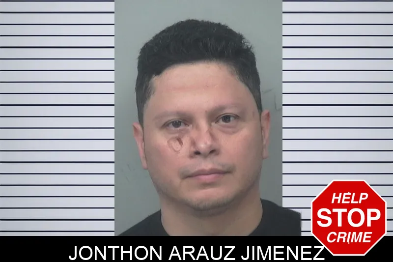 Jonthon Arauz Jimenez mugshot