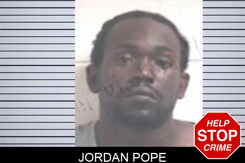 Jordan Pope mugshot