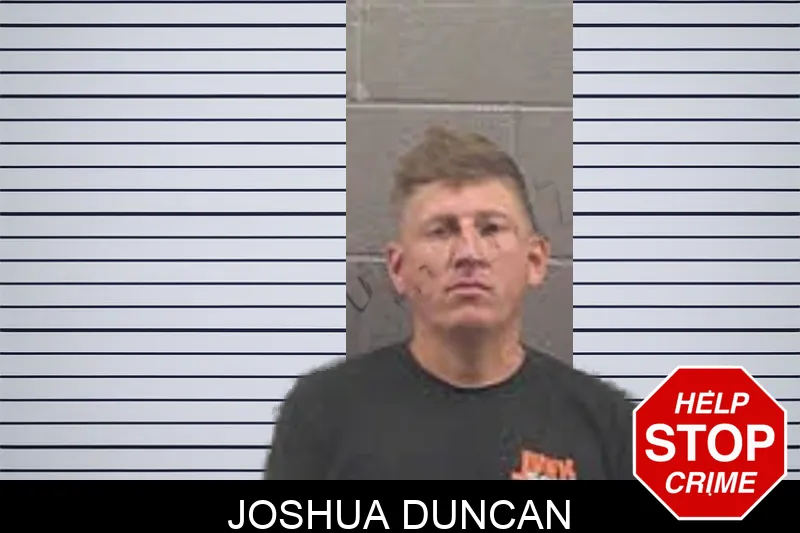 Joshua Duncan mugshot