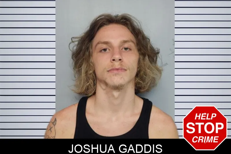 Joshua Gaddis mugshot