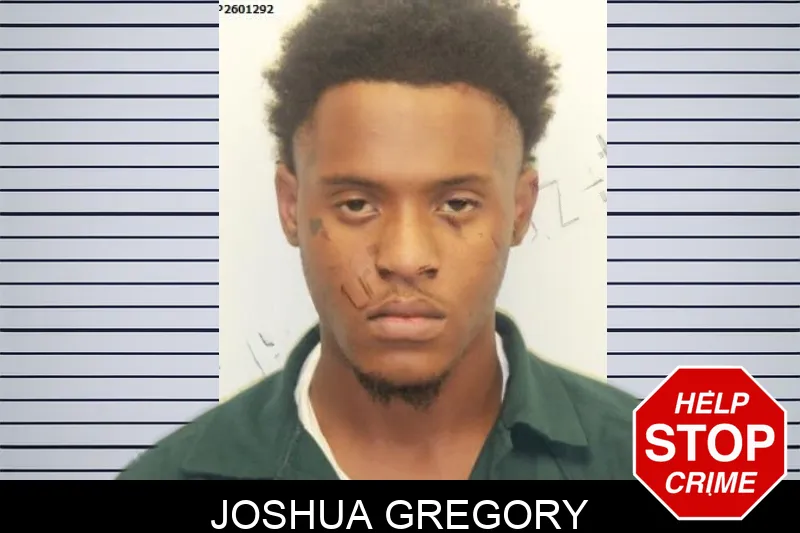 Joshua Gregory mugshot