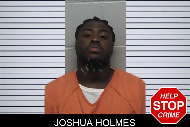 Joshua Holmes mugshot