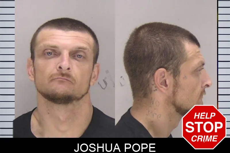 Joshua Pope mugshot