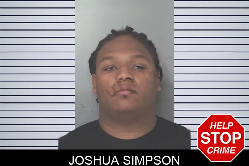 Joshua Simpson mugshot
