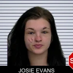Josie Evans mugshot