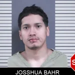 Josshua Bahr mugshot