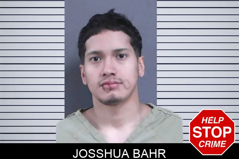 Josshua Bahr mugshot