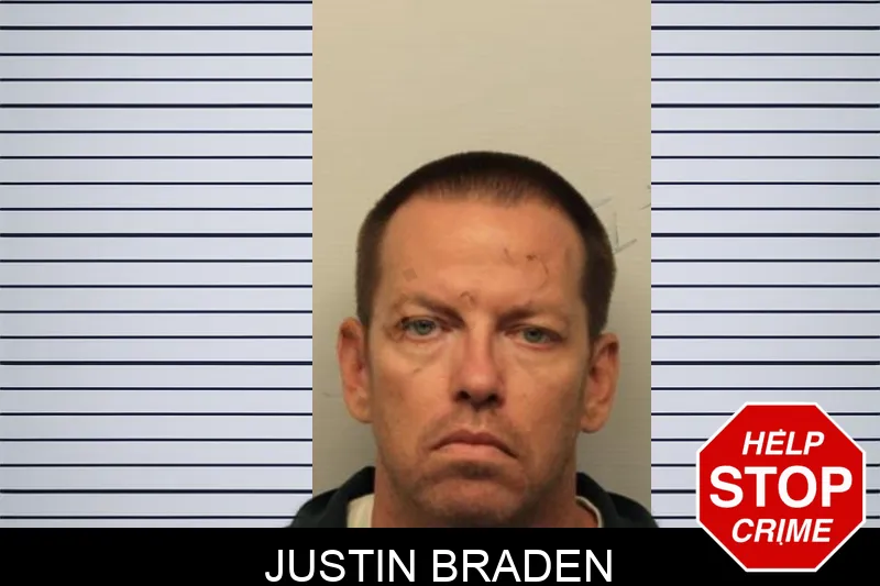 Justin Braden mugshot