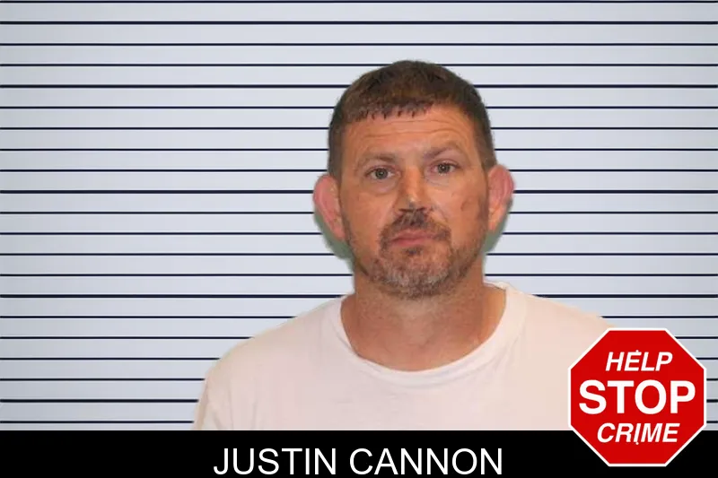 Justin Cannon mugshot
