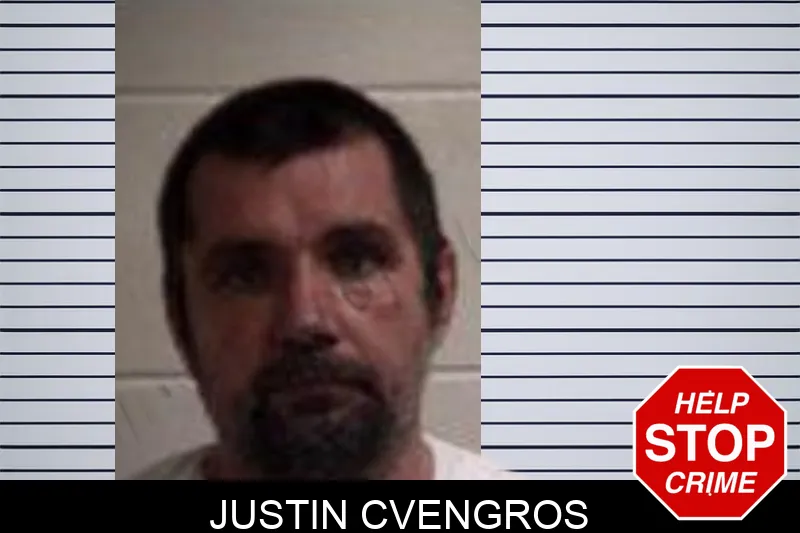 Justin Cvengros mugshot