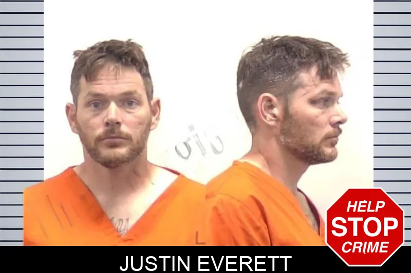 Justin Everett mugshot