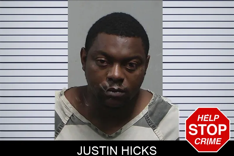Justin Hicks mugshot