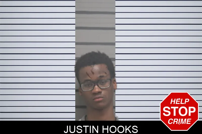 Justin Hooks mugshot