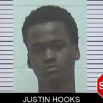 Justin Hooks mugshot