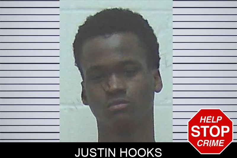 Justin Hooks mugshot