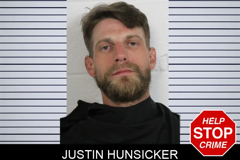 Justin Hunsicker mugshot