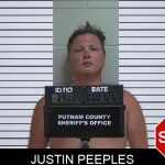 Justin Peeples mugshot