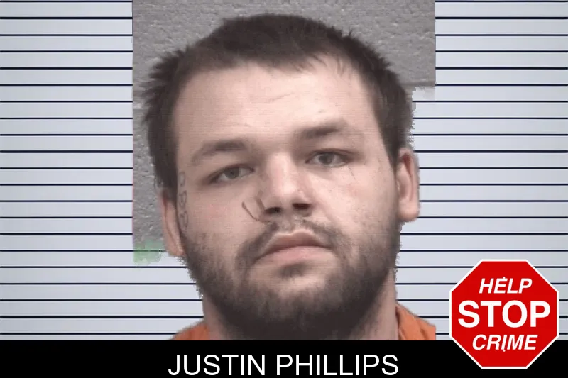 Justin Phillips mugshot