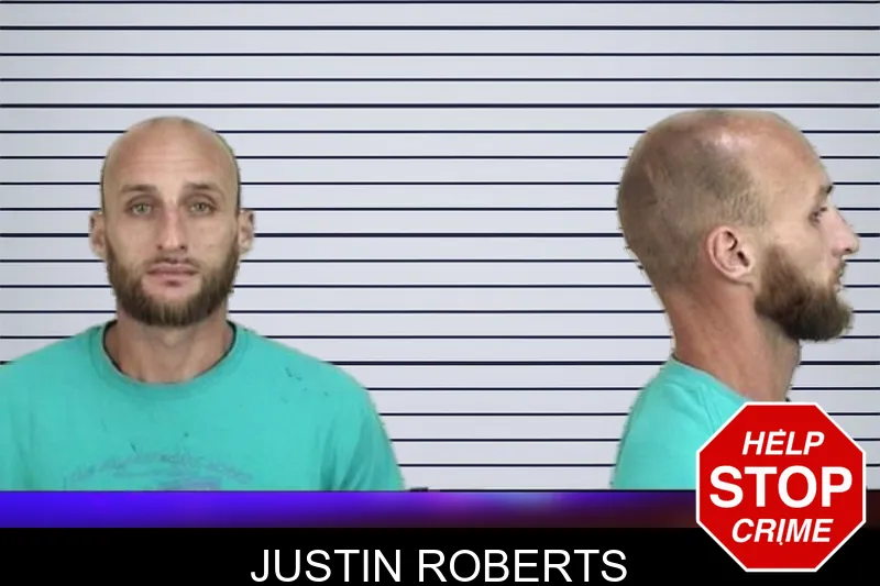 Justin Roberts mugshot