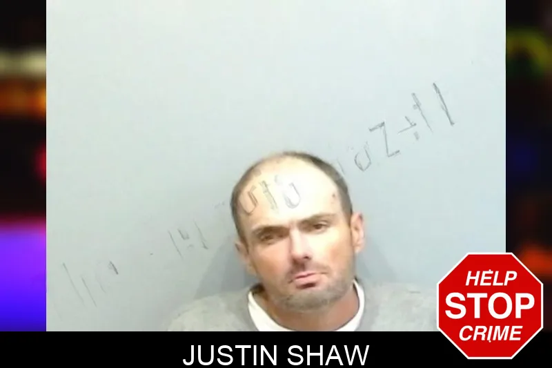 Justin Shaw mugshot