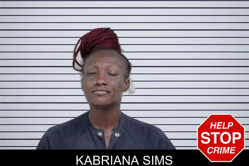 Kabriana Sims mugshot