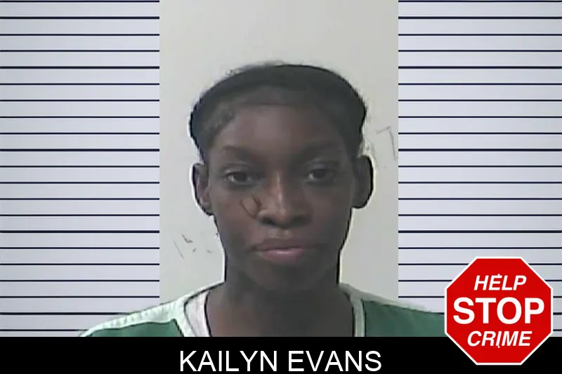 Kailyn Evans mugshot