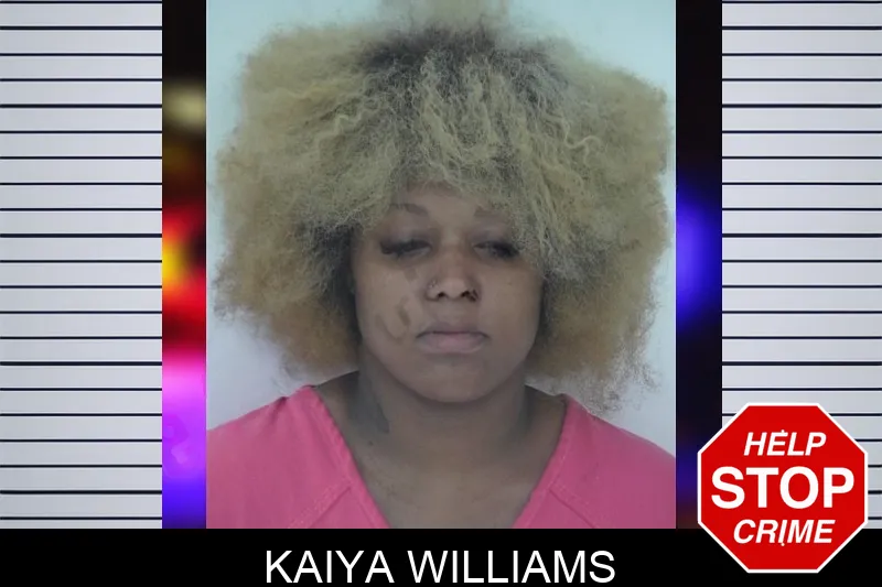Kaiya Williams mugshot