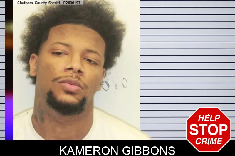 Kameron Gibbons mugshot – Chatham County , Georgia Kameron Gibbons mugshot