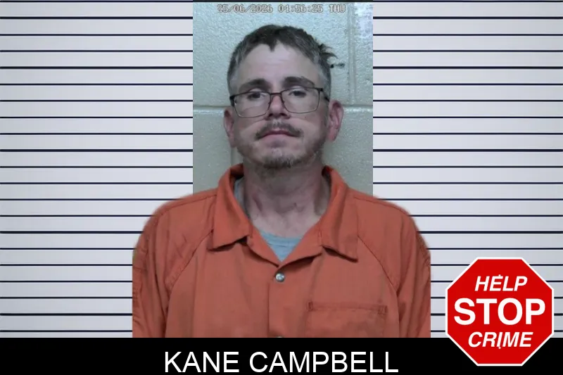 Kane Campbell mugshot