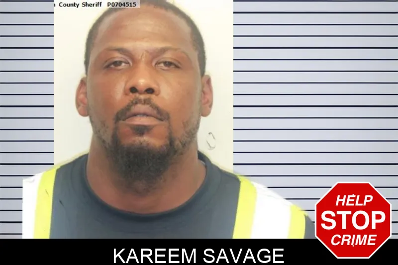 Kareem Savage mugshot
