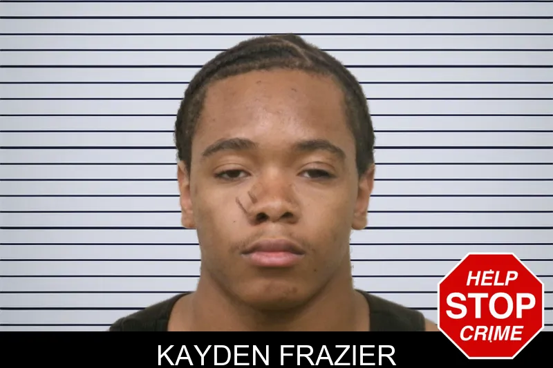 Kayden Frazier mugshot