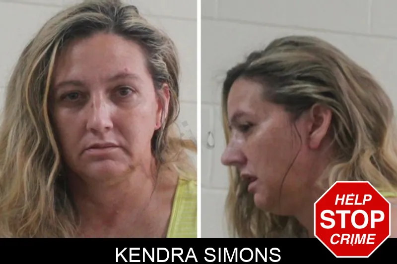 Kendra Simons mugshot