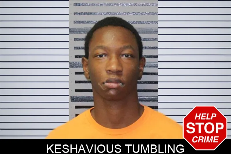 Keshavious Tumbling mugshot – Thomas County , Georgia Keshavious Tumbling mugshot
